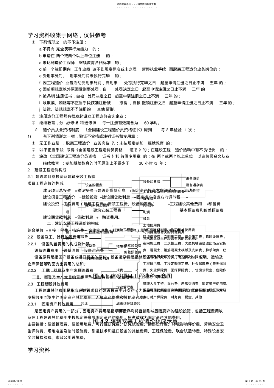 2022年《建设工程造价管理》知识点精华整理 .pdf_第2页