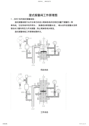 2022年湿式报警阀工作流程图 .pdf