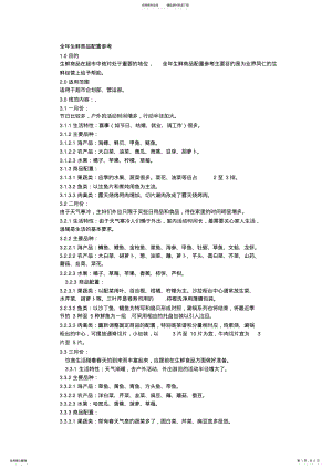 2022年生鲜商品配置借鉴 .pdf