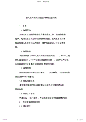 2022年燃气蒸气锅炉安全生产事故应急预案 .pdf