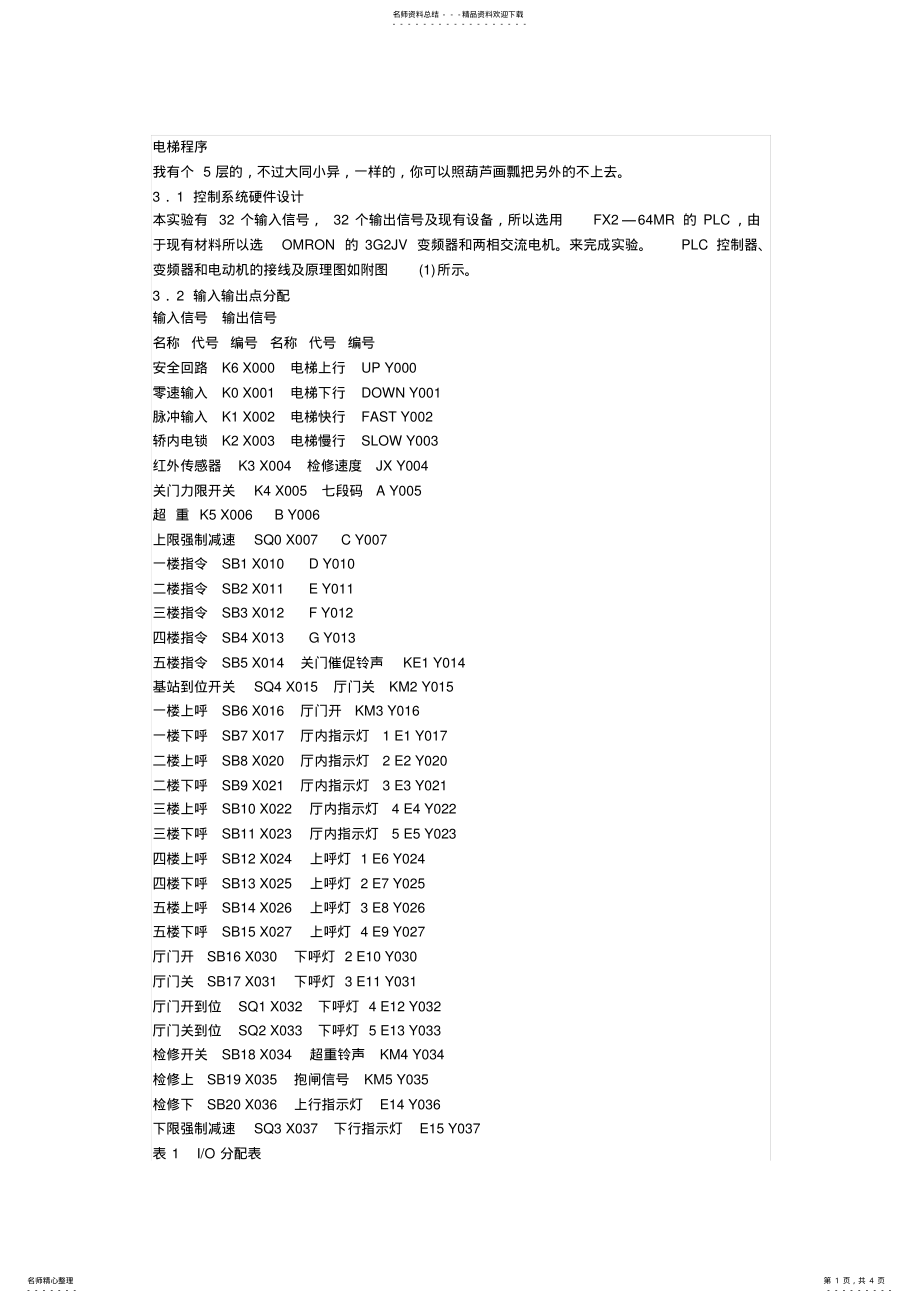 2022年电梯程序 .pdf_第1页