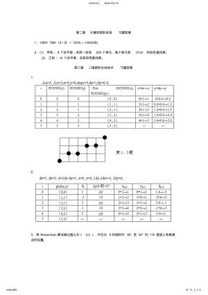 2022年《计算机图形学》练习册答案 .pdf