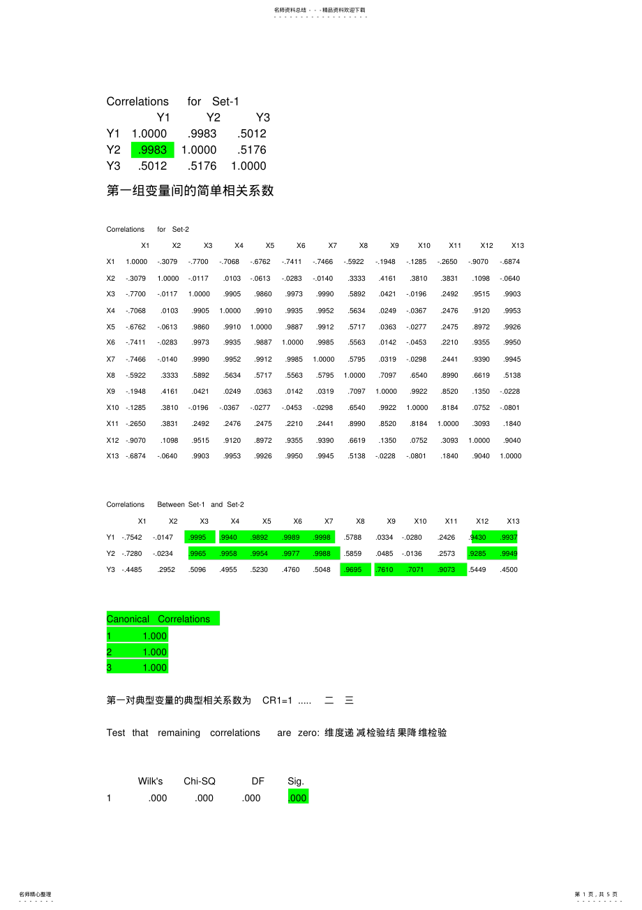 2022年SPSS典型相关分析结果解读 .pdf_第1页