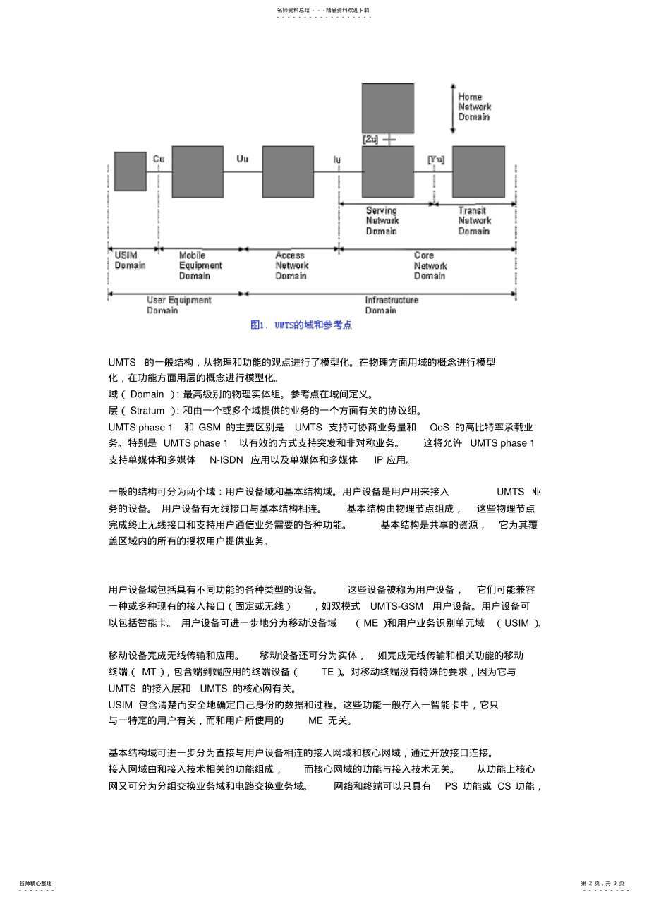 2022年第三代移动通信系统UMTS的概况 .pdf_第2页