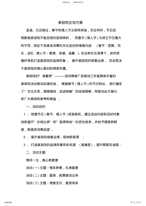 2022年美容院企划方案 .pdf