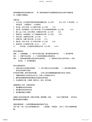 2022年自考现代汉语总结定义 .pdf