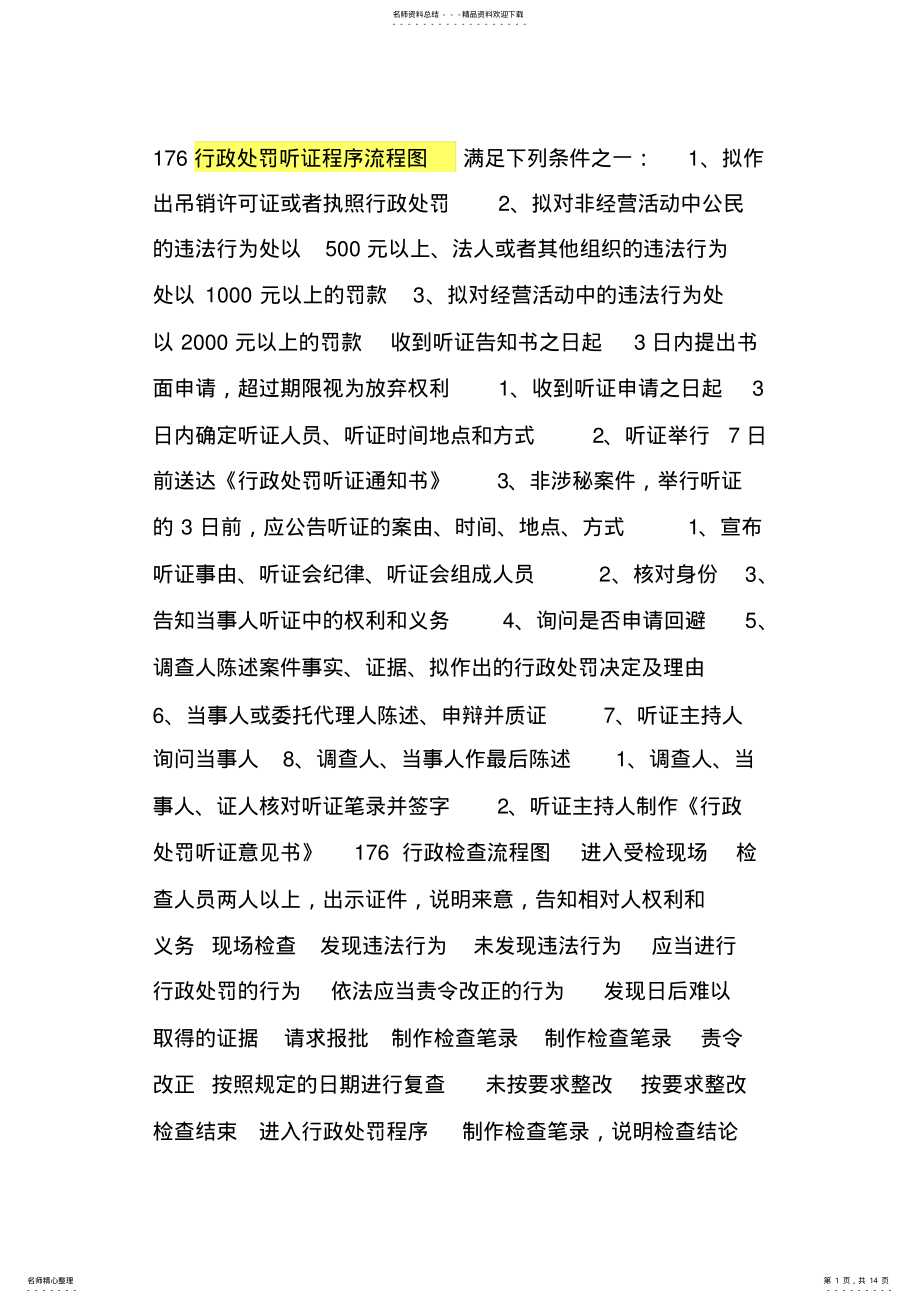 2022年行政处罚听证程序流程图 .pdf_第1页