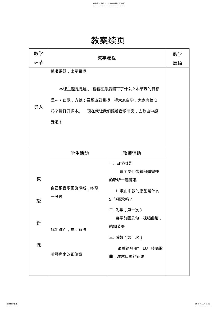 2022年五年级《我怎样长大》主教案 .pdf_第2页