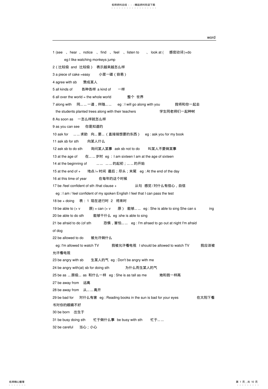 2022年人教版初中英语语法总结 .pdf_第1页