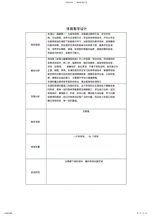 2022年体育教学设计课堂 .pdf