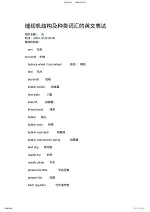 2022年缝纫机英语词汇翻译 .pdf