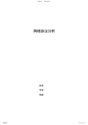 2022年网络协议分析 .pdf