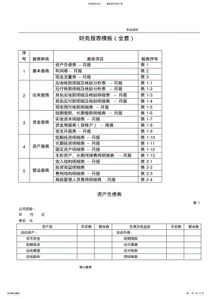 2022年财务报表模板[全套] .pdf