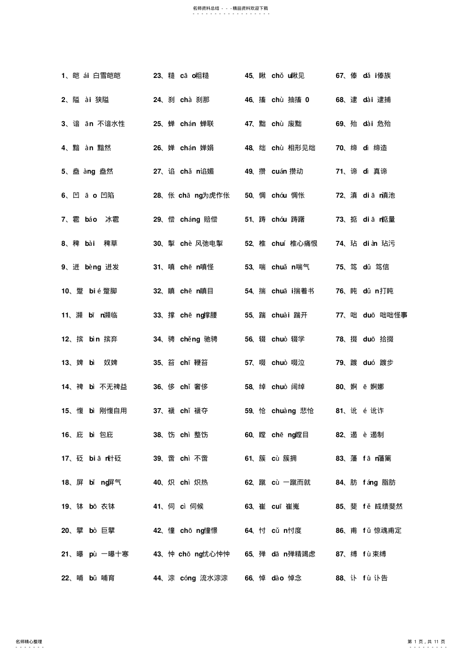 2022年中考复习之字音字形 .pdf_第1页