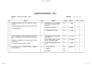 2022年企管部岗位职责考核表 2.pdf