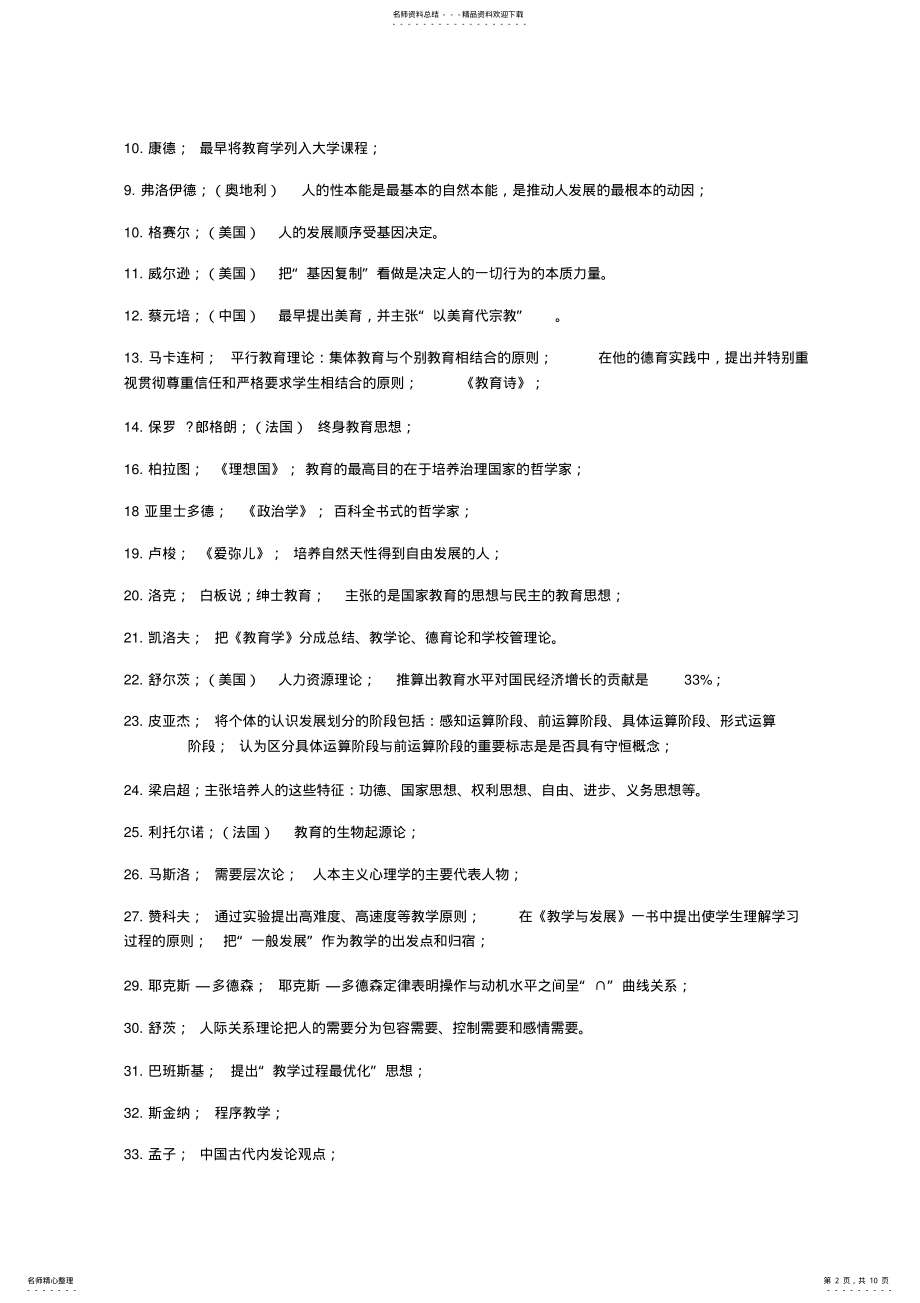 2022年自己总结教育心理学知识点范文 .pdf_第2页