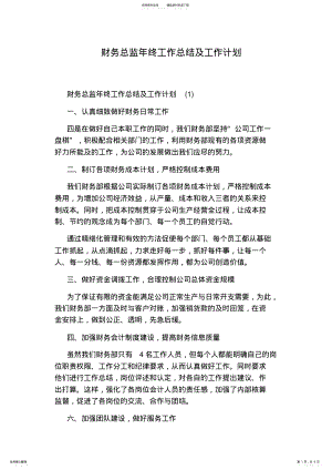 2022年财务总监年终工作总结及工作计划 .pdf