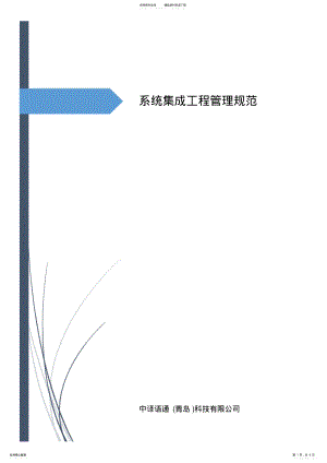 2022年系统集成工程管理规范 .pdf