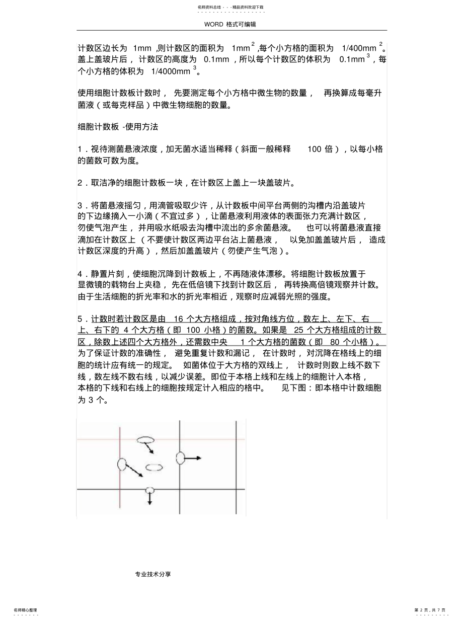 2022年细胞计数板使用方法借鉴 .pdf_第2页