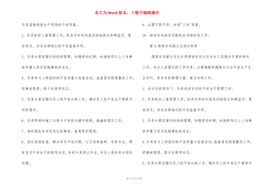 生产安全运行中心副主任岗位职责.docx_第2页