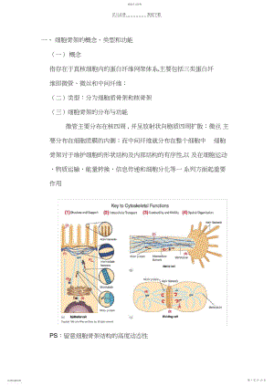 2022年细胞生物知识点总结.docx