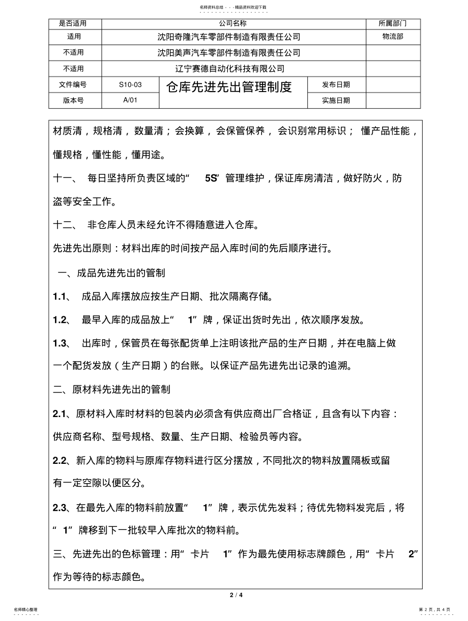 2022年仓库先进先出管理制度 .pdf_第2页