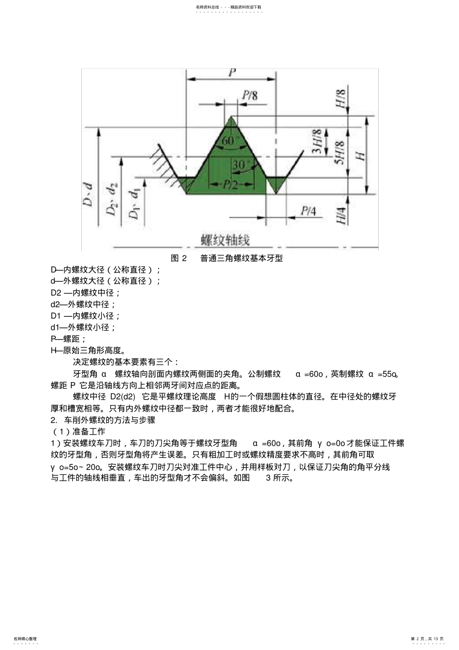 2022年螺纹、螺距标准及加工 .pdf_第2页