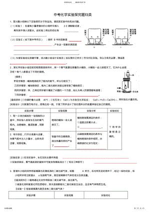 2022年中考化学复习学案专题实验探究习题 .pdf