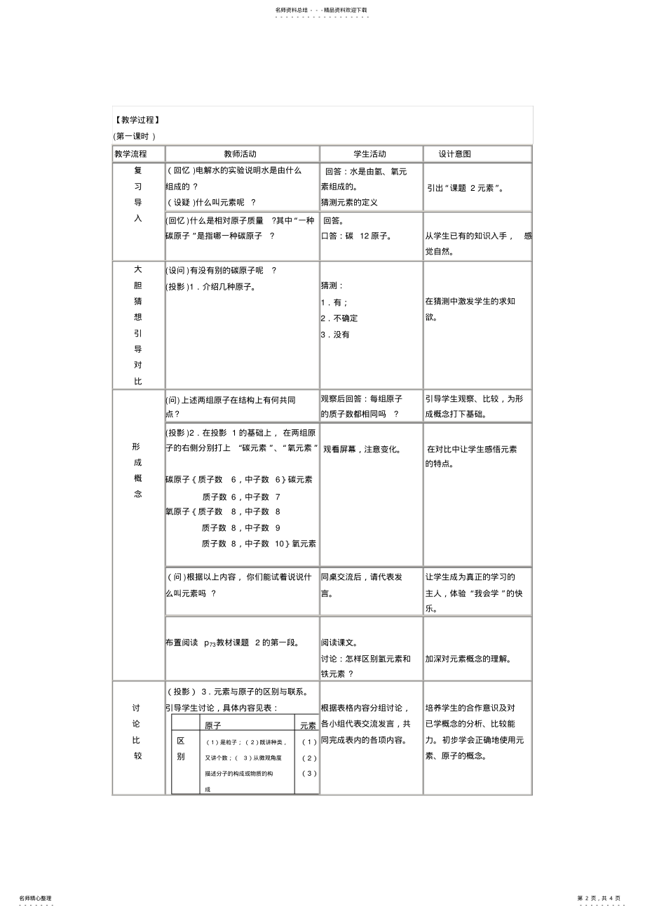 2022年元素教学设计 .pdf_第2页