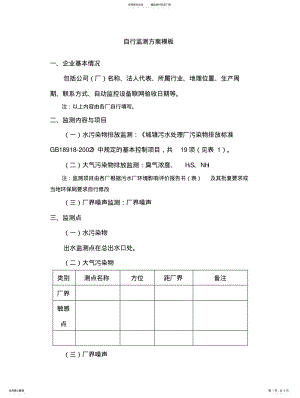 2022年自行监测方案宣贯 .pdf