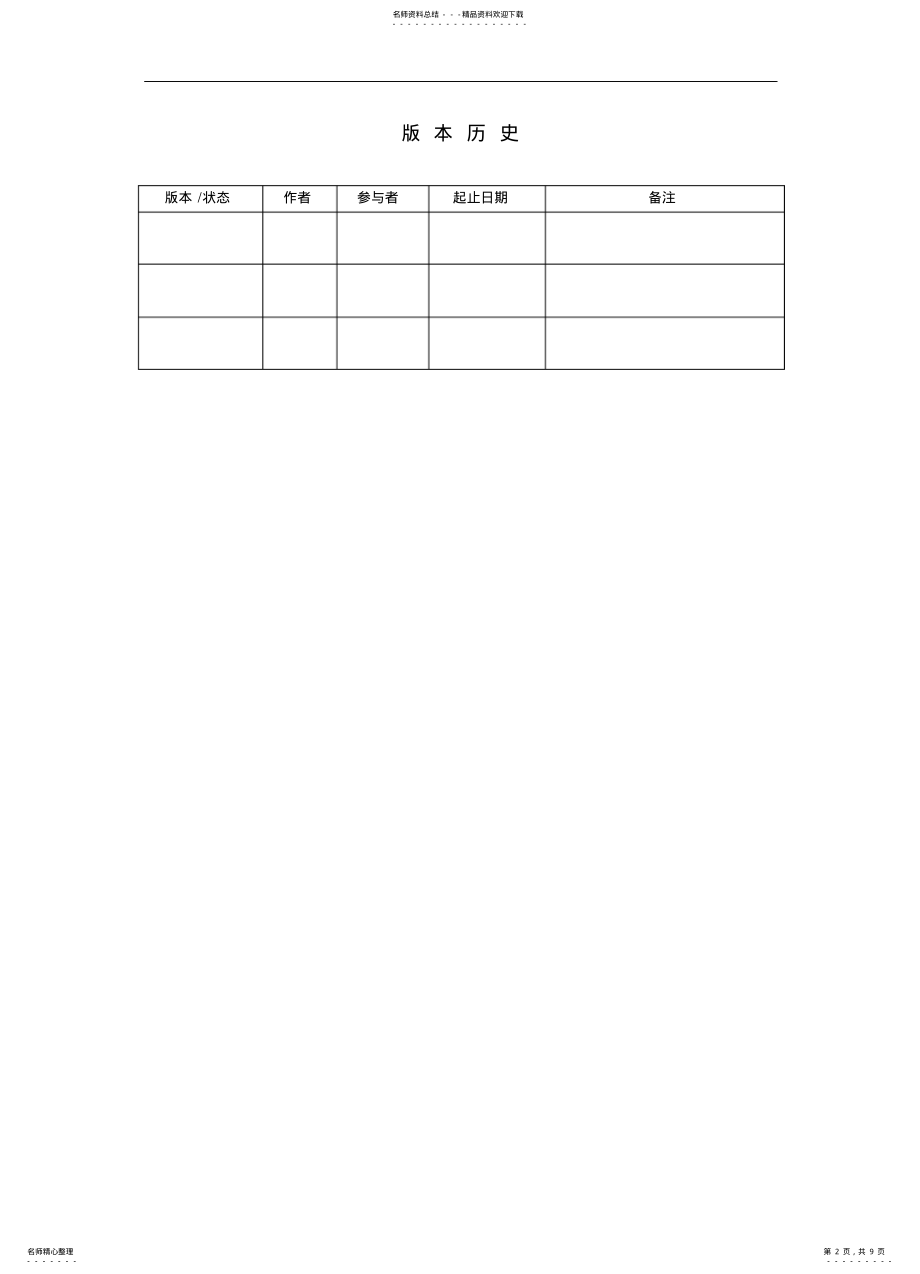 2022年产品需求规格说明书 .pdf_第2页