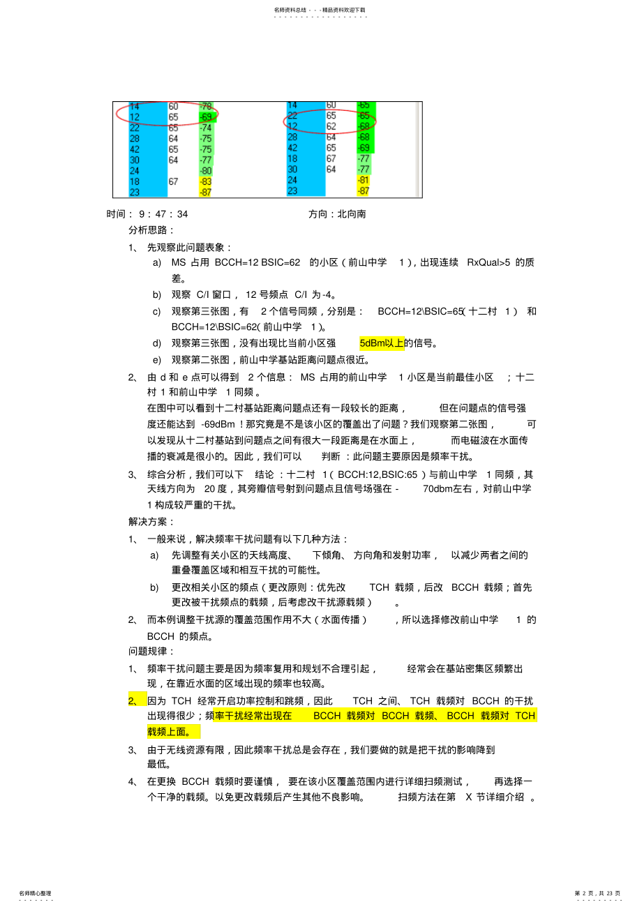 2022年网络优化测试分析案例 .pdf_第2页