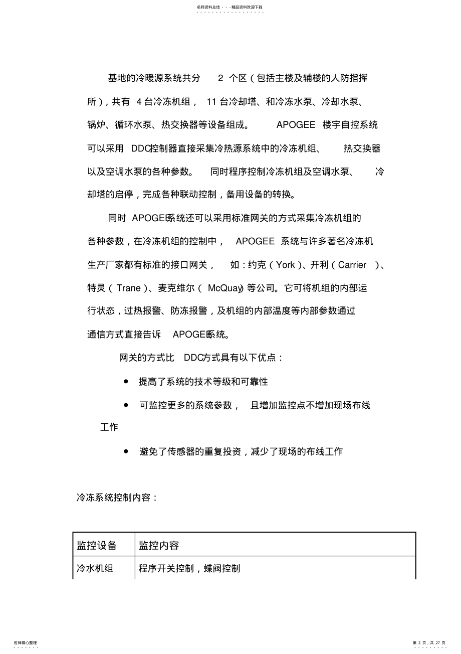 2022年西门子楼宇自控BA设计方案 .pdf_第2页