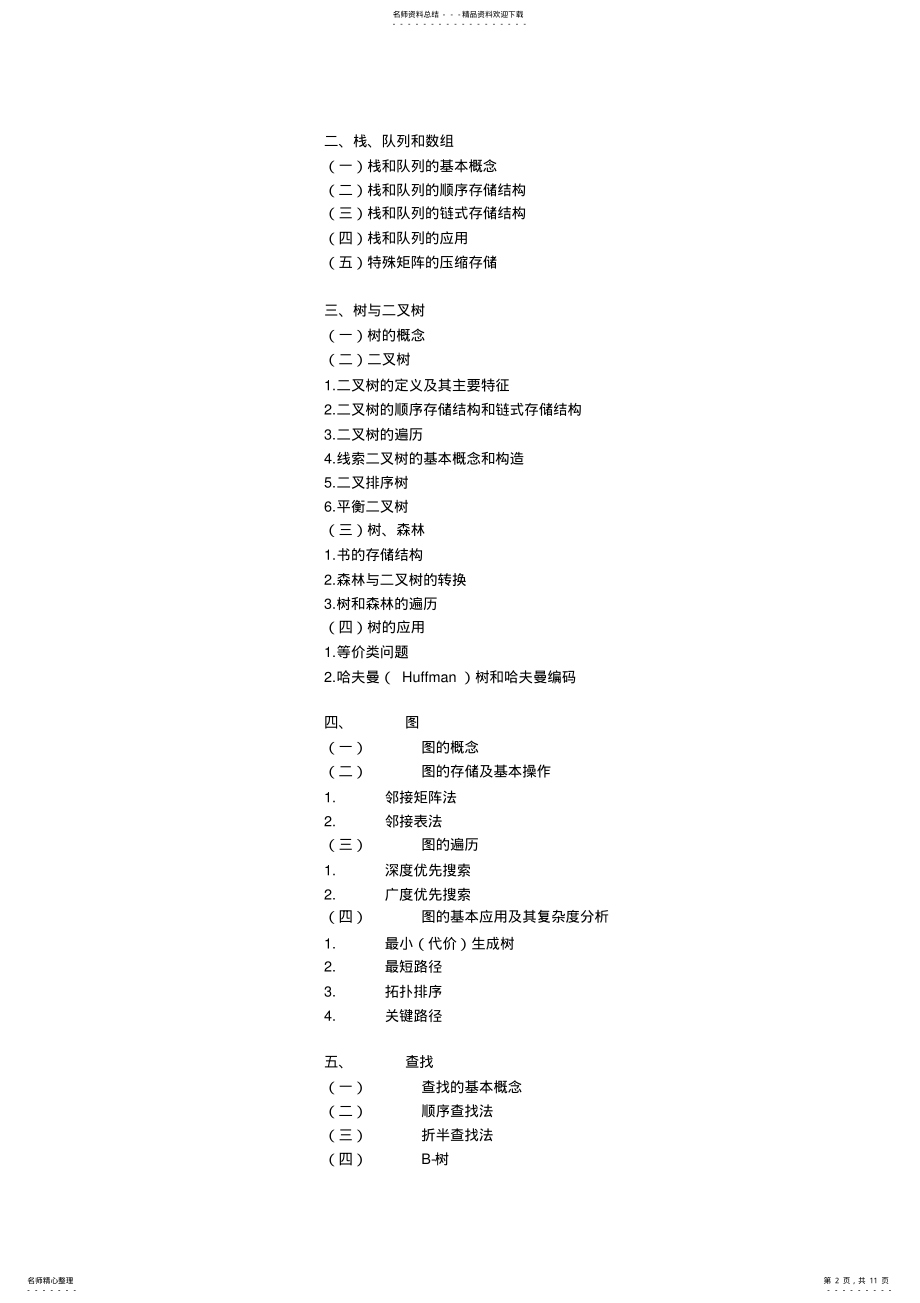 2022年计算机考研专业课大纲 .pdf_第2页