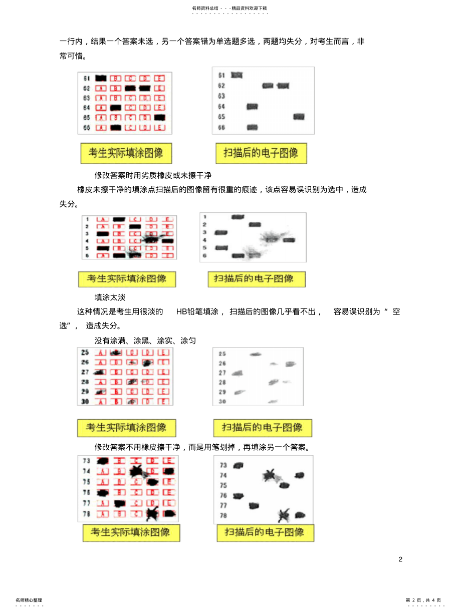 2022年网上阅卷注意事项归纳 .pdf_第2页