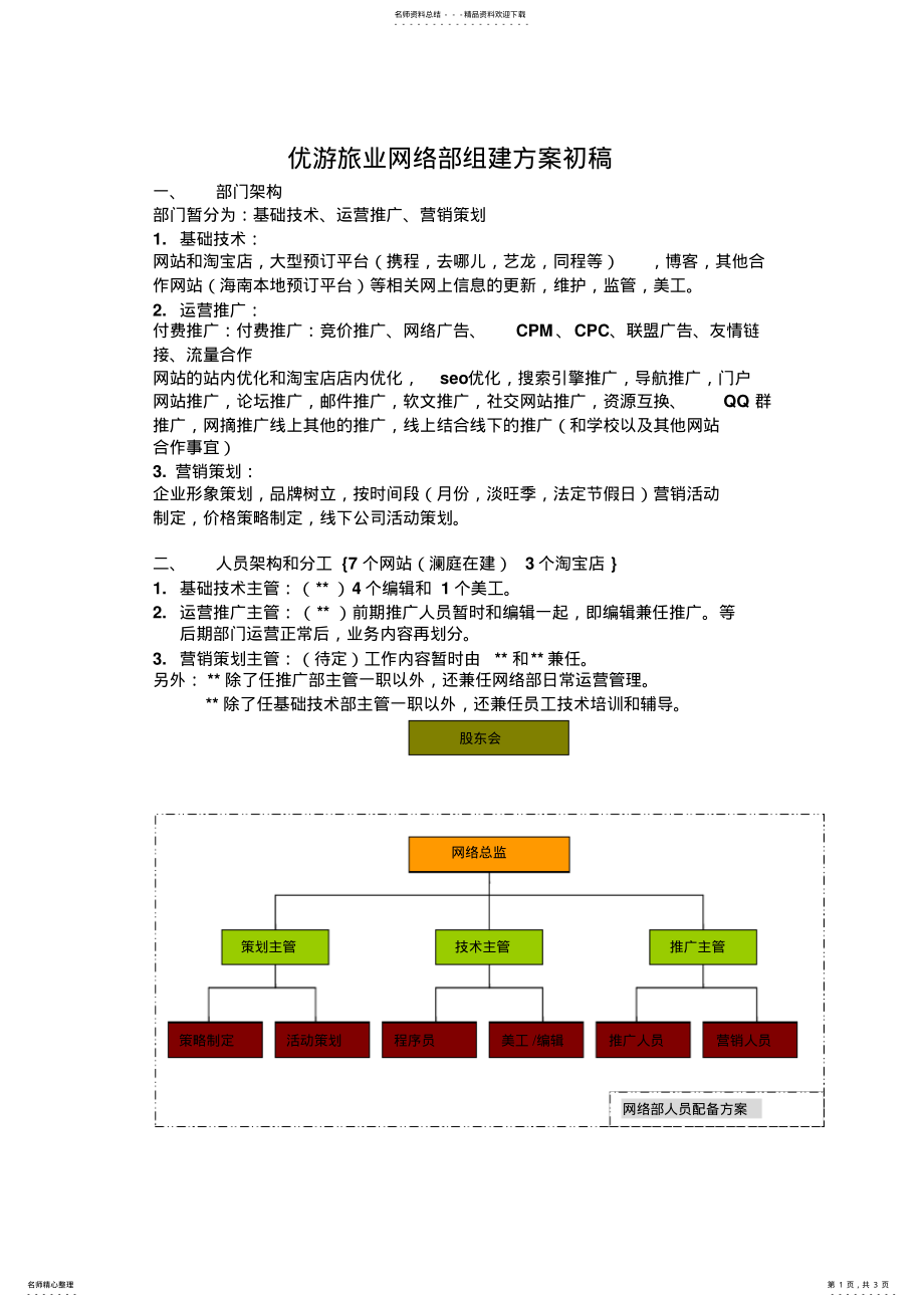 2022年网络部组建方案初稿 .pdf_第1页