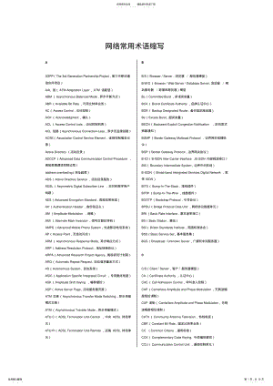 2022年网络常用术语缩写 .pdf