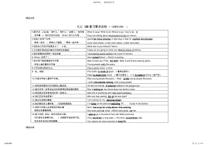 2022年译林初一英语上重要知识点归纳总结 .pdf