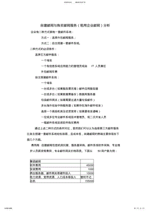 2022年自建服务器对比 .pdf