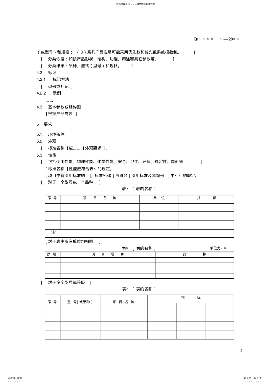 2022年企业产品标准编写规则 .pdf_第2页