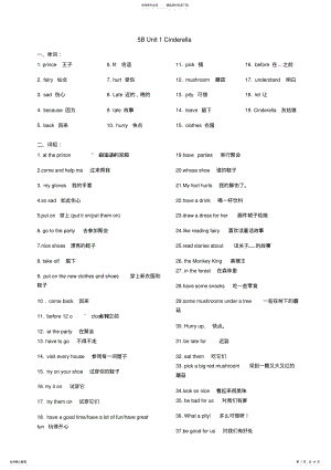 2022年苏教版小学英语五年级下册知识点 .pdf