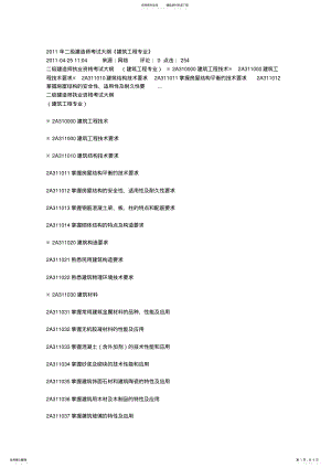 2022年二级建造师考试大纲《建筑工程专业》 .pdf