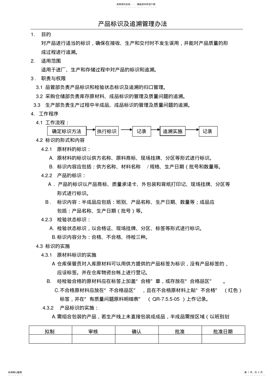 2022年产品标识及追溯管理办法 .pdf_第1页