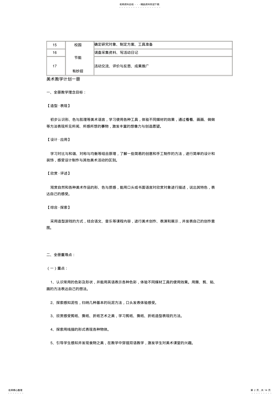 2022年综合实践计划四年级 .pdf_第2页