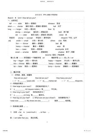 2022年人教版六年级英语下册知识点总结复习资料 .pdf