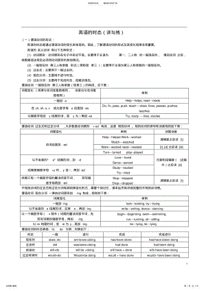 2022年谓语动词的时态 .pdf