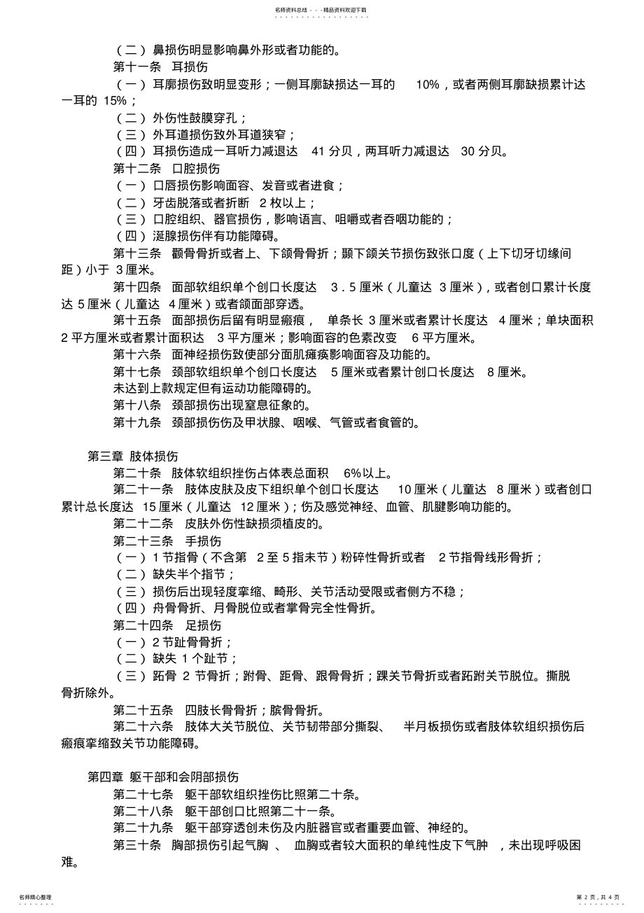 2022年人体轻伤鉴定标准 .pdf_第2页