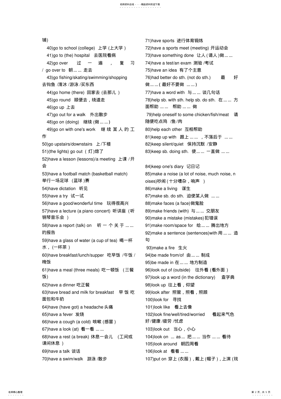 2022年人教初中英语短语大全 .pdf_第2页