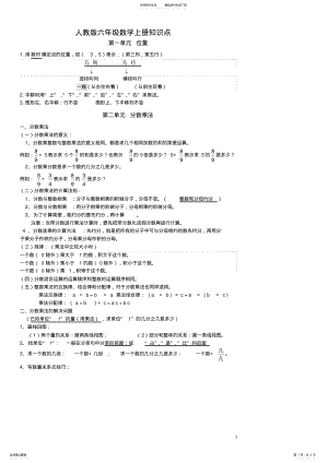 2022年人教版小学六年级数学上学期知识点,推荐文档 .pdf