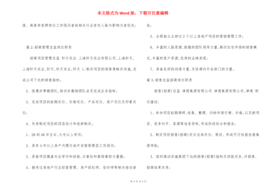 销售执行总监岗位职责.docx_第2页